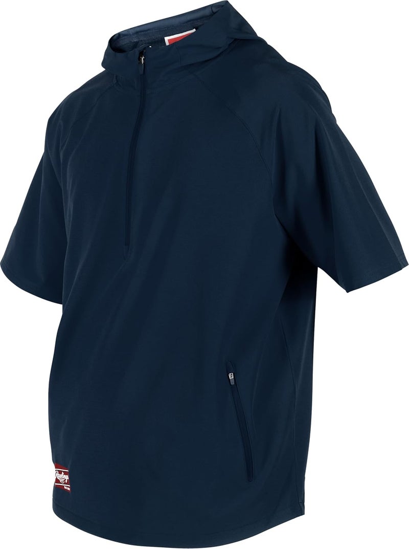 Rawlings Boys | Colorsync Short Sleeve Hooded Cage Jacket | Youth Sizes | Multiple Colors - Image 4